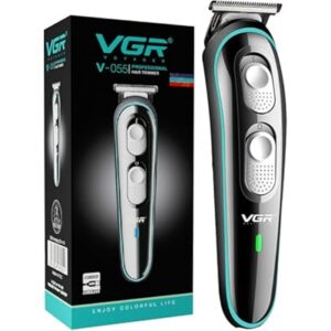 vgr professional cordless rechargeable beard trimmer with guide brush for men black v055 231.2
